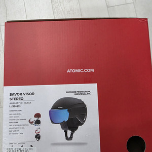 아토믹 스키 헬멧 SAVOR VISOR L (59-63