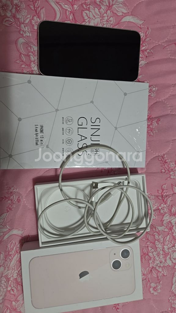 아이폰 미니 13 256GB 핑크 팝니다!--8