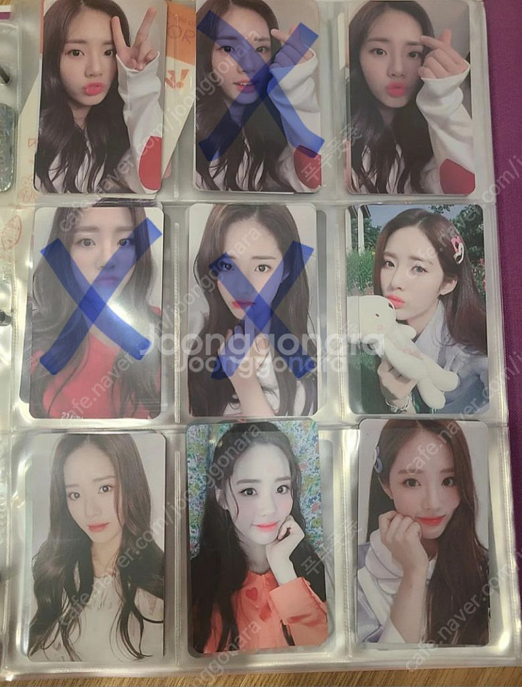 프로미스나인 약속회 두근두근 팬싸 싸인포카--2