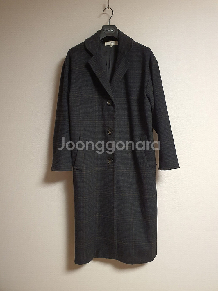 아떼 바네사브루노 박시핏 울 롱 코트 38 사이즈 사--1