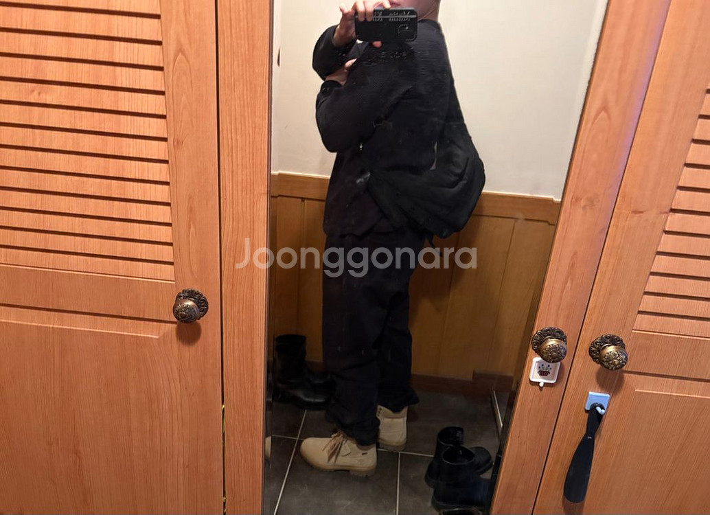 르메르 미디움 소프트 게임 백 나일론 캔버스 블랙--1