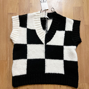 새상품 자라 니트 베스트