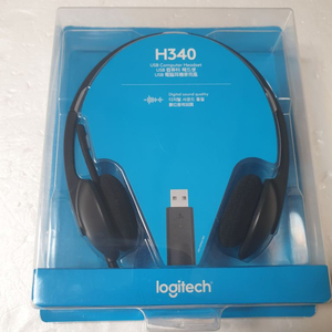 로지텍 H340 USB 헤드셋 헤드폰