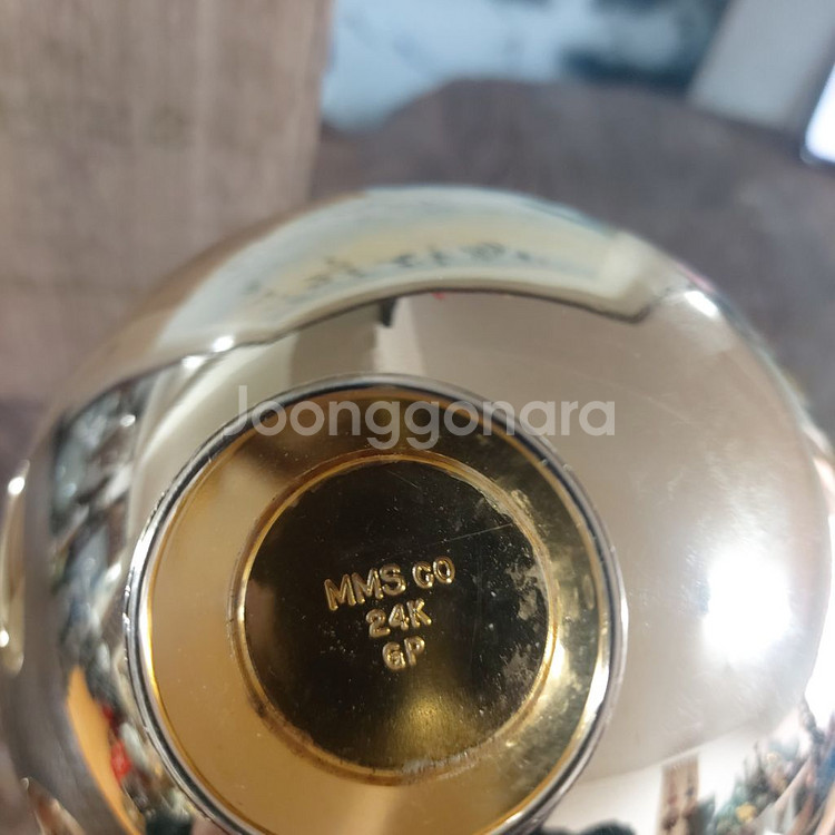 금도금 사케잔 3개--3