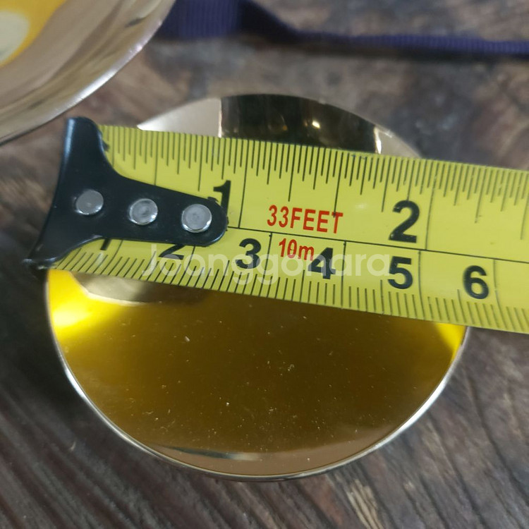 금도금 사케잔 3개--9