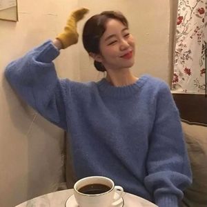 미뉴에트 가내스라 프롬비기닝 런던플랏 퍼플 보라 니트