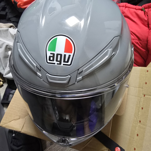 agv k6풀페이스 그레이L사이즈