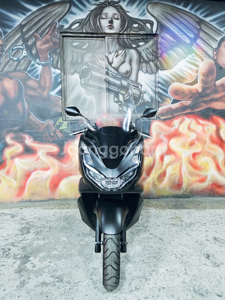 PCX125/21년식/무광블랙/92582KM/부산중고오--1