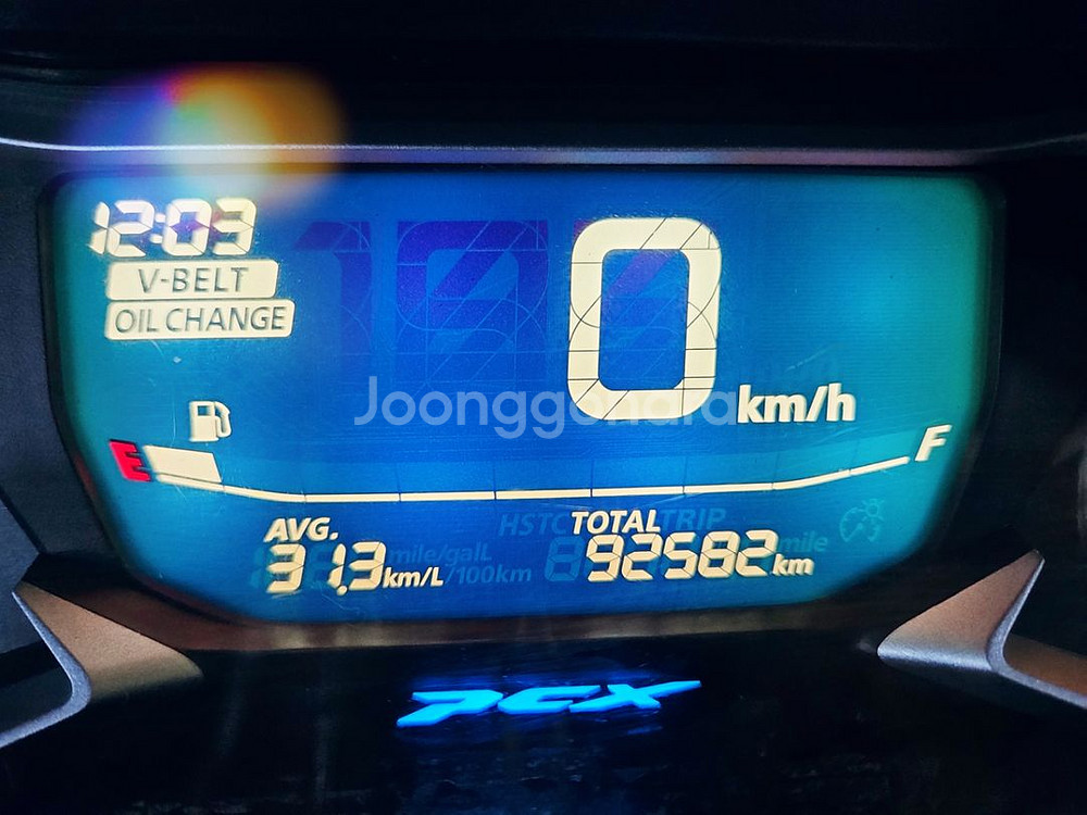 PCX125/21년식/무광블랙/92582KM/부산중고오--6
