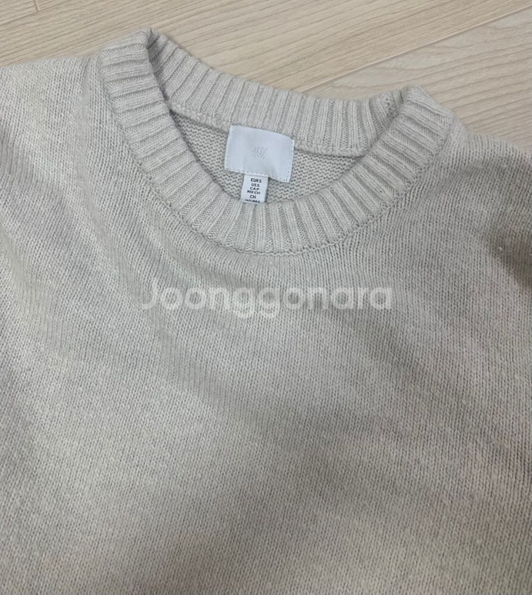 H&M 그레이 베이지 니트--9