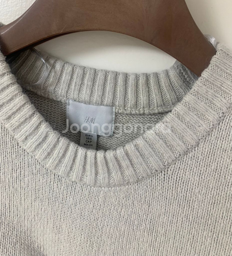 H&M 그레이 베이지 니트--8