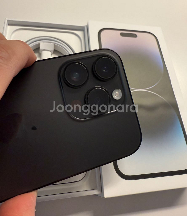 아이폰14 프로 512기가 86% 상태최상 블랙 박스풀--2