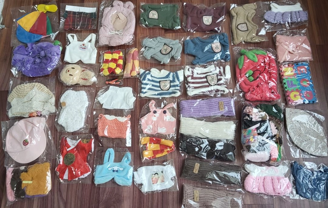 20cm 15cm 10cm 인형 옷 무속성 속성 의상 이미지