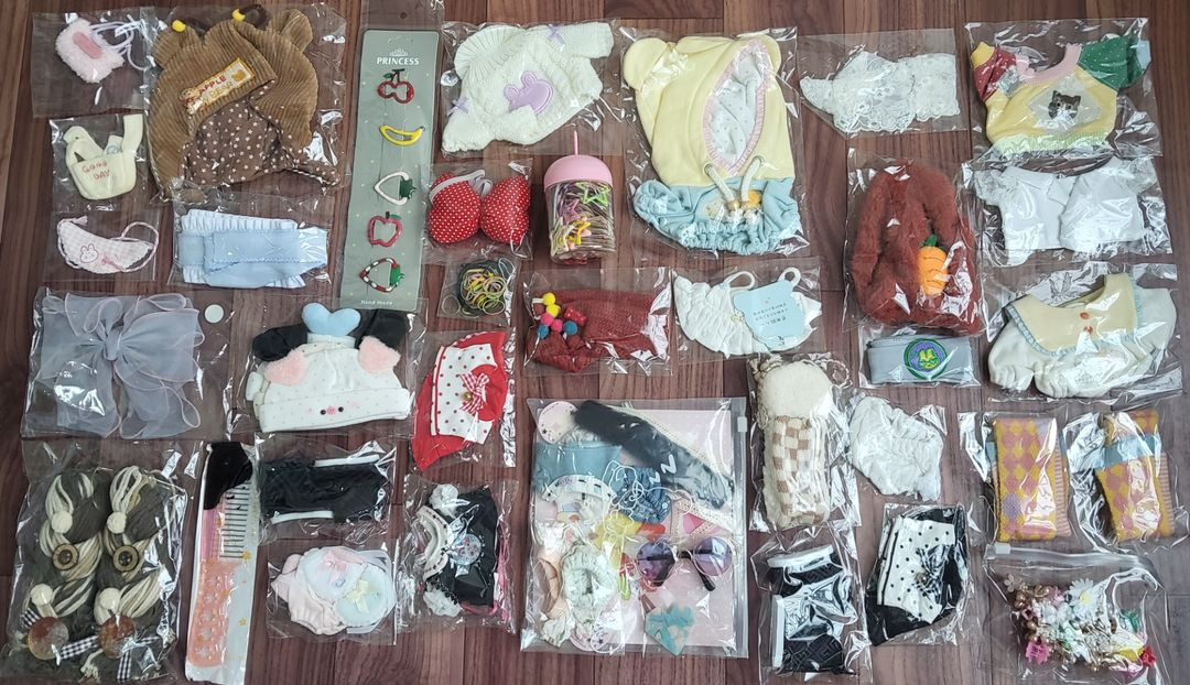 20cm 15cm 10cm 인형 옷 무속성 속성 의상 이미지