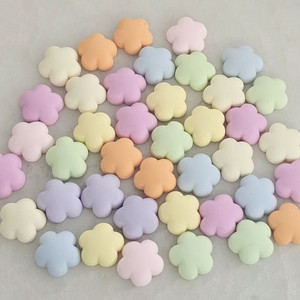 파츠 파스텔 꽃 8색 40개 일괄