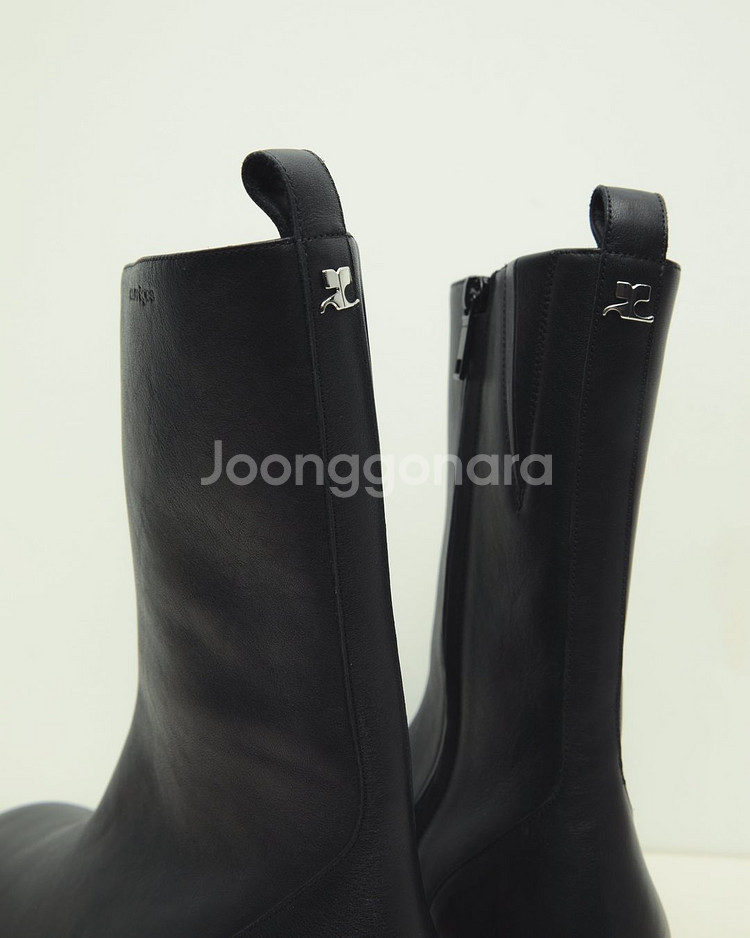 꾸레쥬 부츠 라이더 레더 부츠 사이즈41(260mm)--2