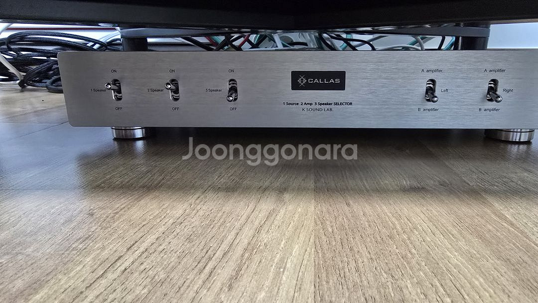 칼라스 스피커 셀렉터 고급 스피커 단자버젼--0