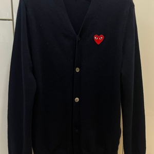 24fw 꼼데가르송 네이비 가디건 xl (새상품급)