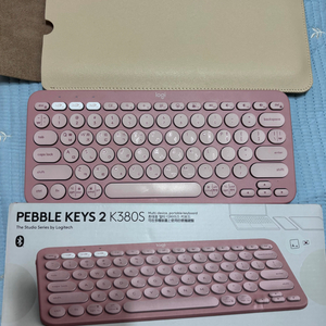 로지텍 K380S 키보드 + 가죽 파우치