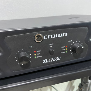 크라운 파워앰프 XLi2500 2채널