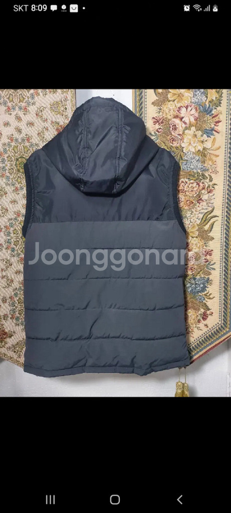 M 버쉬카 패딩 조끼 상태A--1