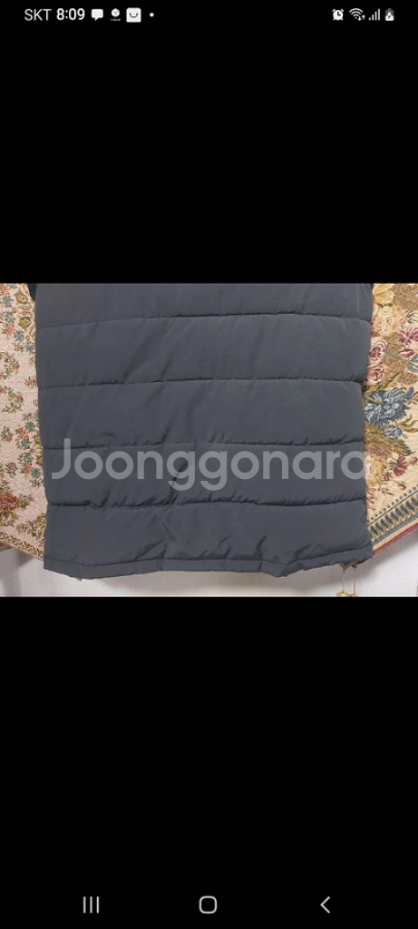 M 버쉬카 패딩 조끼 상태A--4