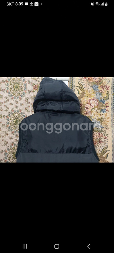 M 버쉬카 패딩 조끼 상태A--5