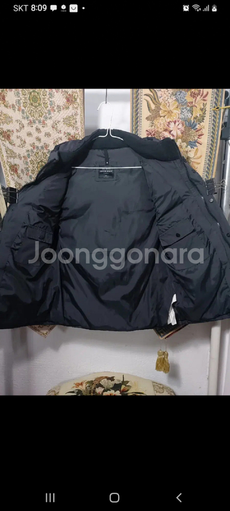 M 버쉬카 패딩 조끼 상태A--6