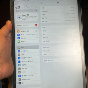 아이패드 프로 11인치 2세대 128기가 액정 파손
