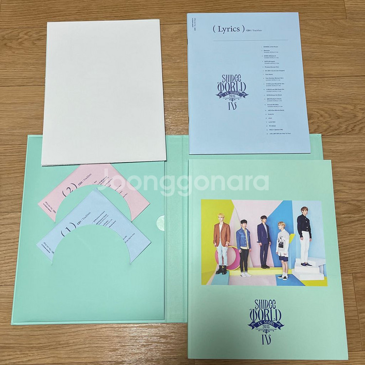 샤이니 꼭갈콘 라이브앨범 라앨 샤이니월드4 shinee--1