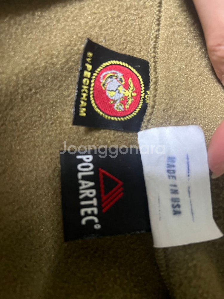 미해병대 오리지널 USMC 폴라텍 후리스 코요테--3
