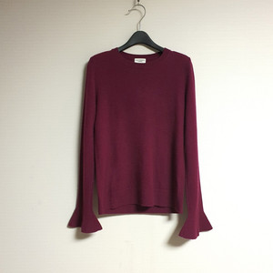 클럽모나코 버건디 캐시미어 100 % 니트 xs 사이즈