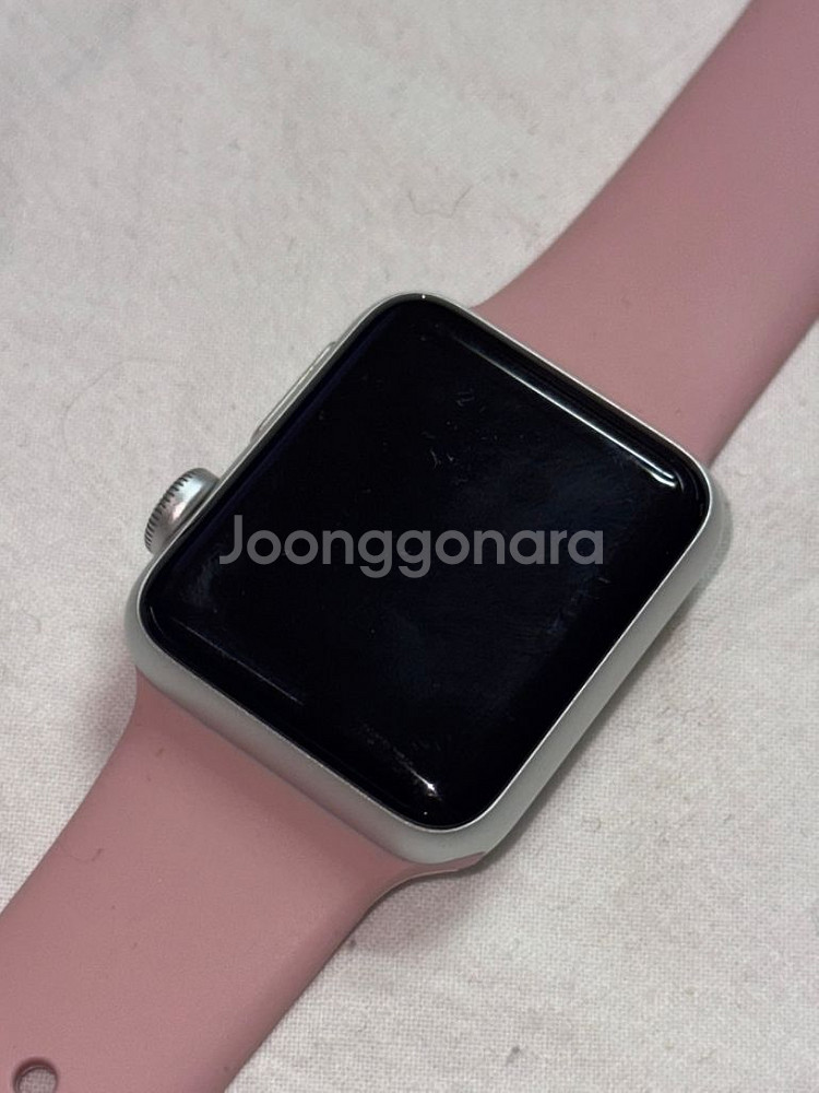 애플워치3 38mm 실버(GPS) + 밴드 포함--1