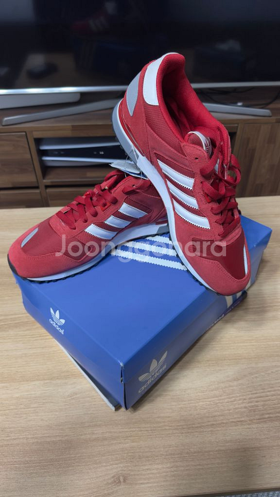아이다스 zx700 색상: 빨강, 사이즈: 280 새것--5