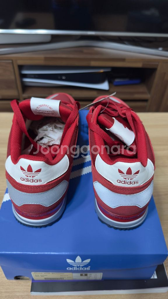 아이다스 zx700 색상: 빨강, 사이즈: 280 새것--6