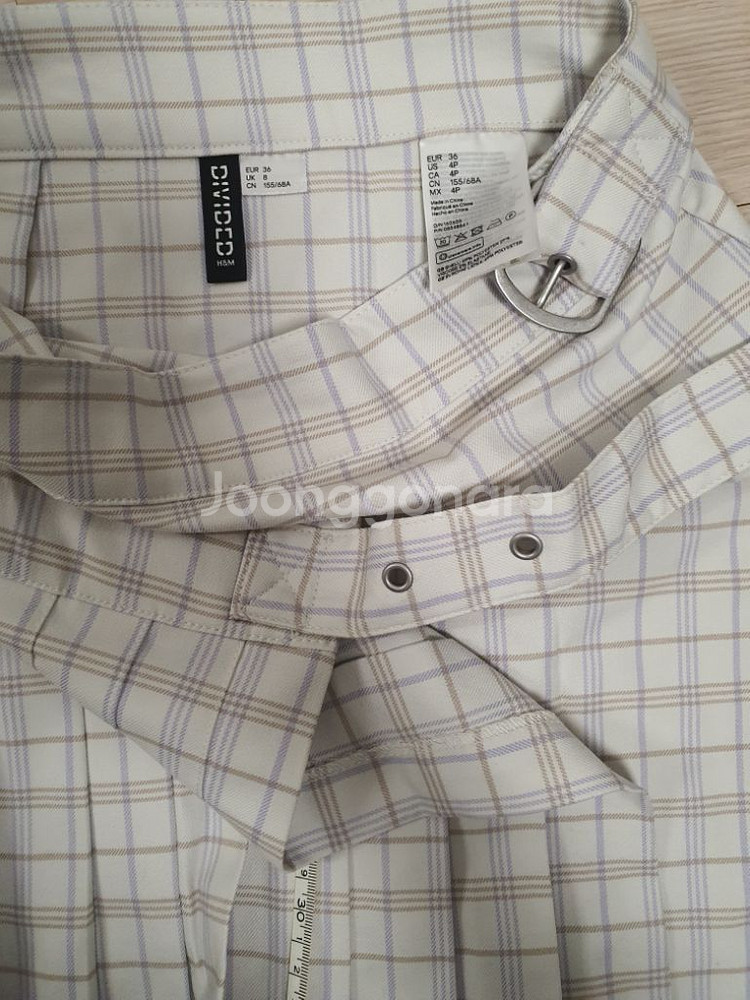 새상품) H&M 테니스 랩 스커트 (EUR 36사이즈)--2
