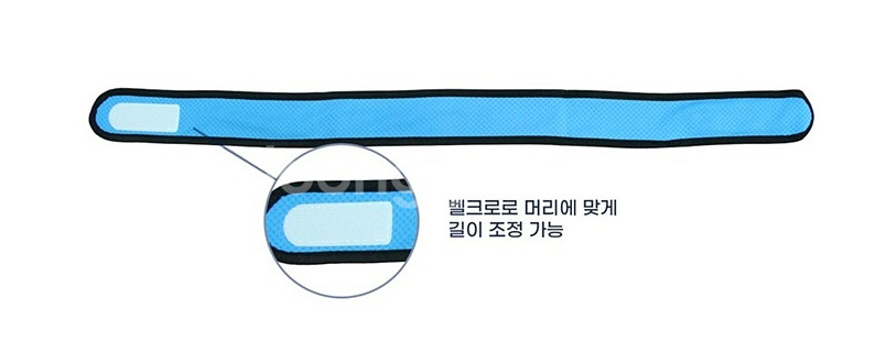1+1 한강 마라톤 러닝 조깅 쿨두건 스포츠 땀밴드세트--3