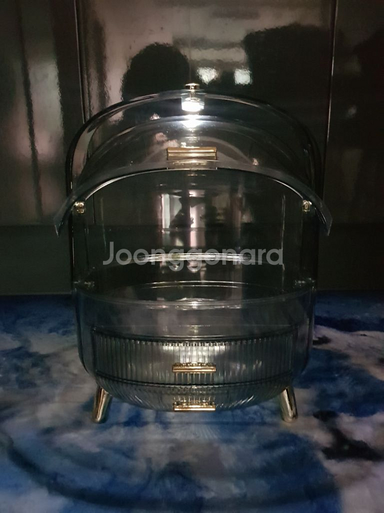 LED 화장품 테이블 정리함--6