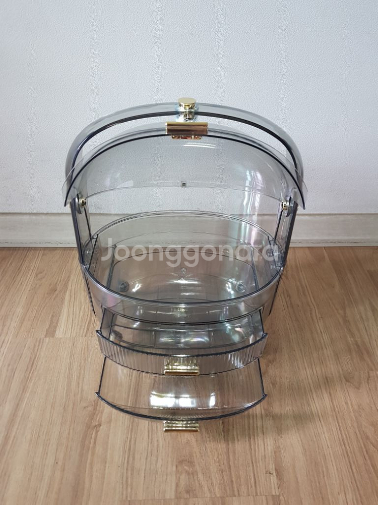 LED 화장품 테이블 정리함--3