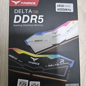 팀그룹 DDR5 64GB 화이트 단순개봉 판매합니다.