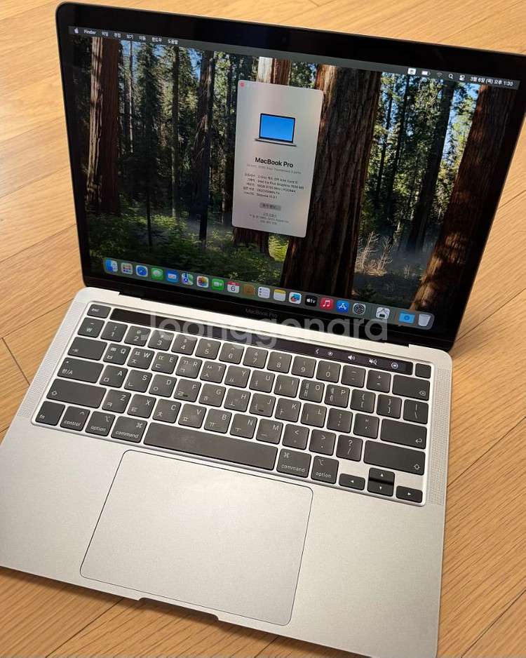 맥북프로 인텔 13인치 / 16GB, 512GB--1
