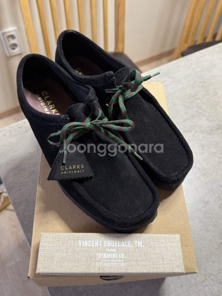 [265] 클락스 왈라비 스웨이드 블랙 + 빈센트 슈레--0