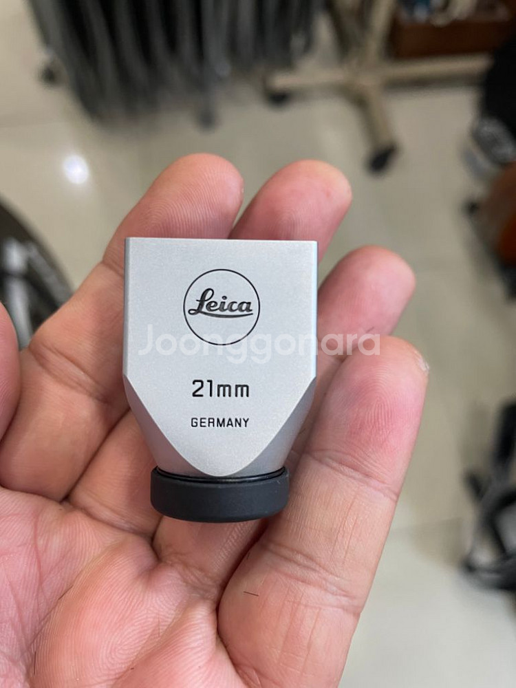 라이카 렌즈 파인더 21mm 실버크롬--1