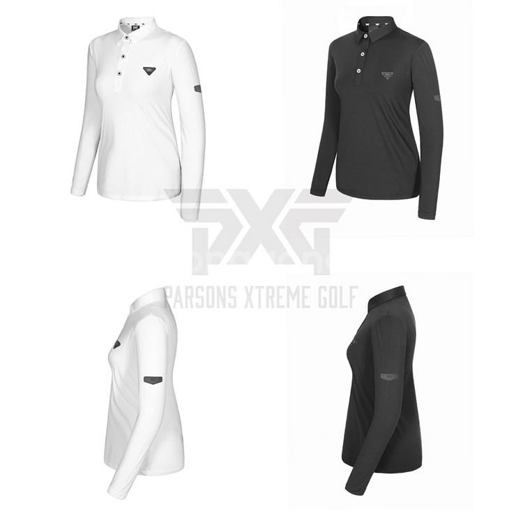 PXG 여성 골프복 패치로고 긴팔티셔츠--0