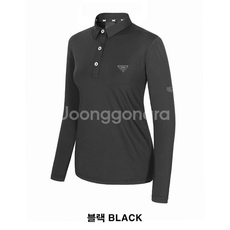 PXG 여성 골프복 패치로고 긴팔티셔츠--3