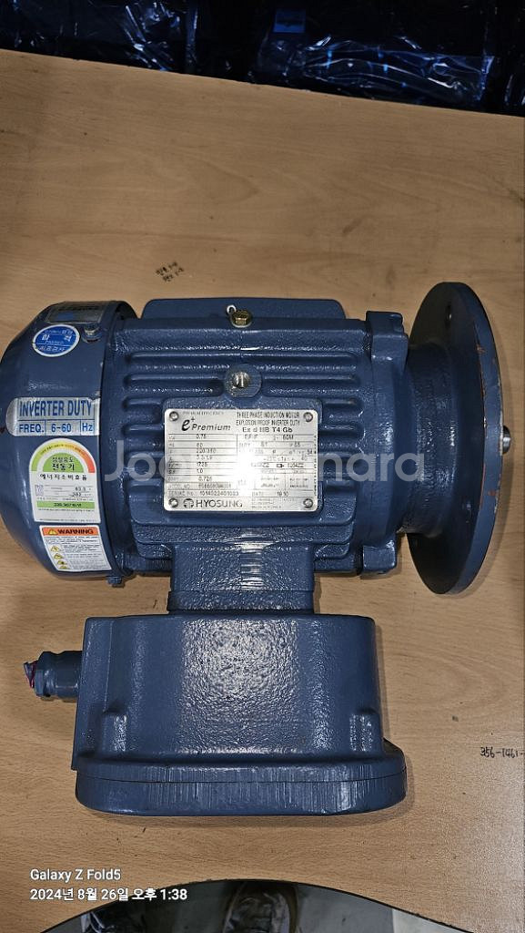 효성모터 220v/380v 1hp.2hp.3hp--2