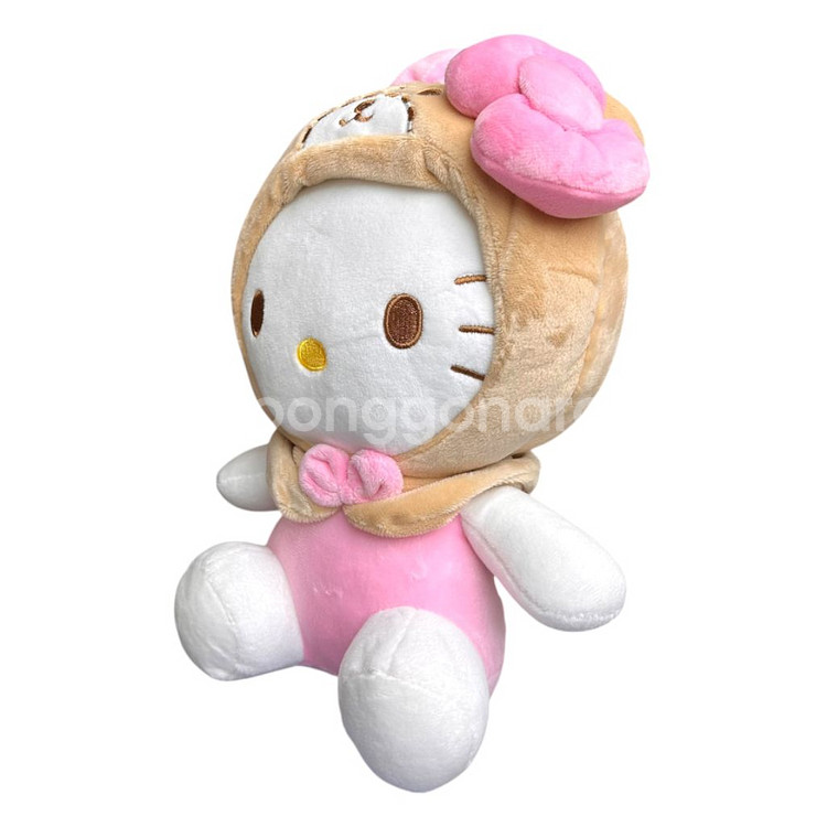 헬로키티 프렌즈코스튬2 곰돌이 봉제인형 25cm 희귀--1