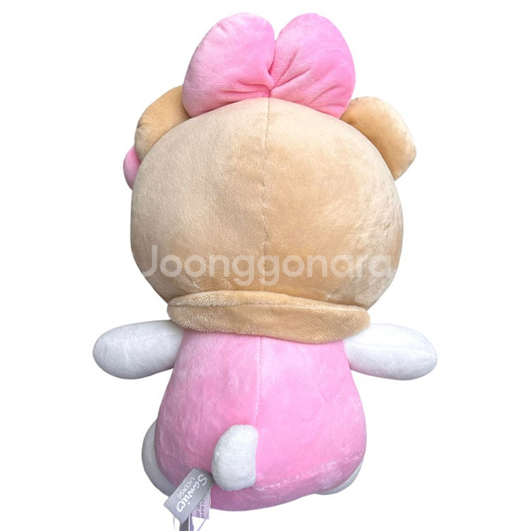 헬로키티 프렌즈코스튬2 곰돌이 봉제인형 25cm 희귀--3