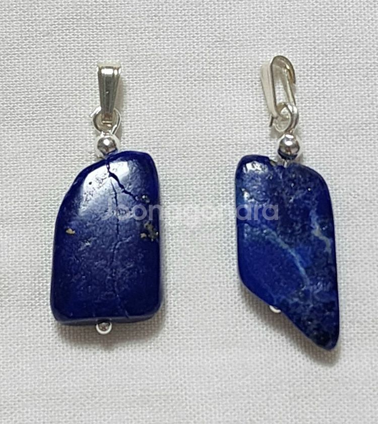 핸드메이드 AA 라피스라줄리 은펜던트 (925은)--1