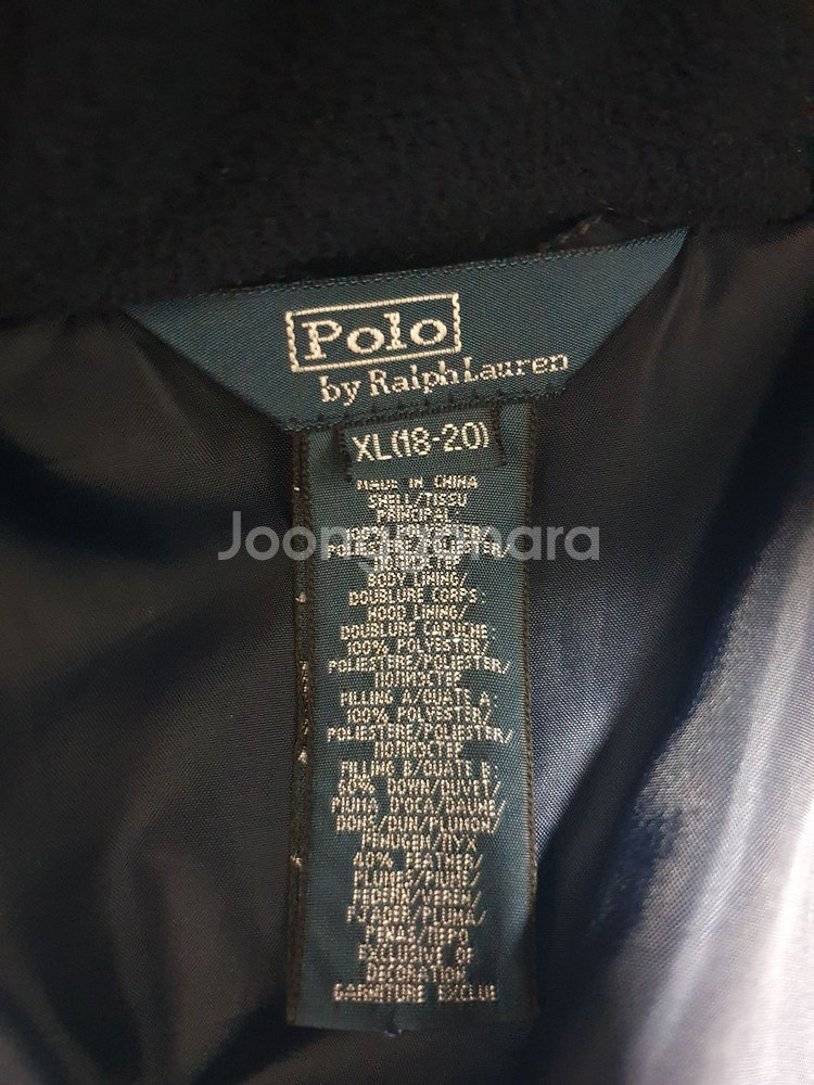 폴로 패딩 폴로랄프로렌 빅로고 다운패딩 네이비 XL--7